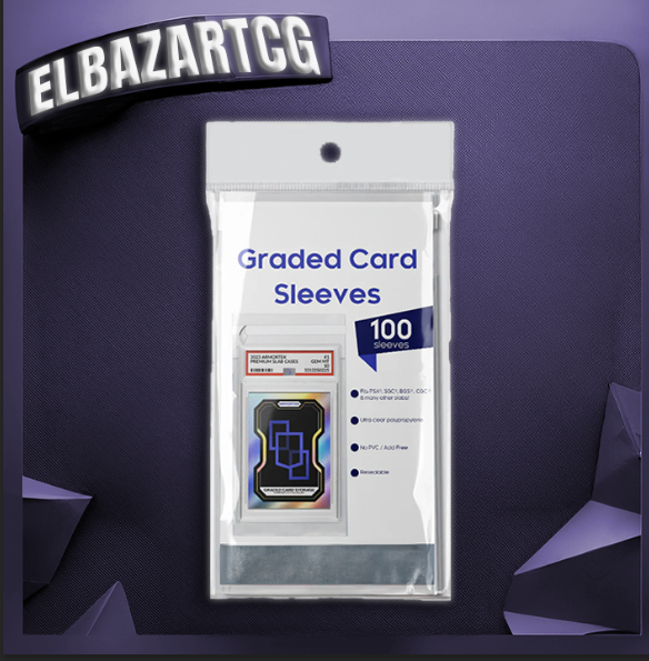 Fundas Estandar para Cartas Gradeadas 100 Unidades