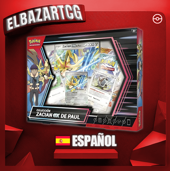 Caja temática: Colección Zacian Ex de Paul