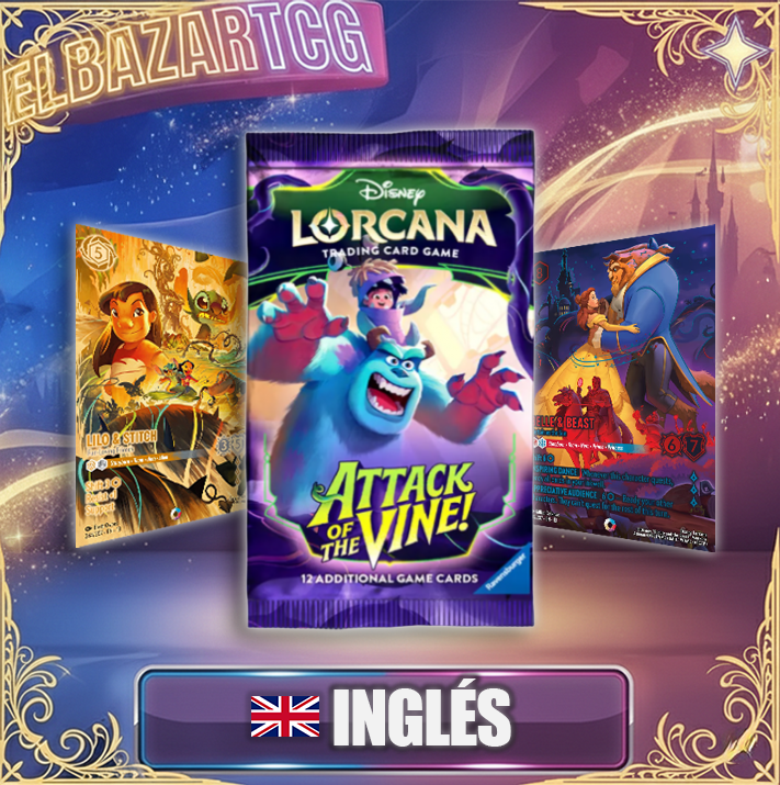 (1 POR PERSONA Y APERTURA EN DIRECTO)Booster Box Lorcana - Attack of the Vine (ENG)