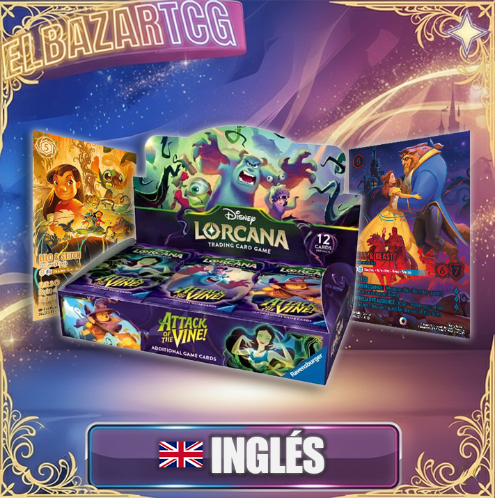 (1 POR PERSONA Y APERTURA EN DIRECTO)Booster Box Lorcana - Attack of the Vine (ENG)