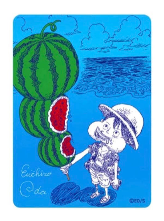 (RESERVA)NatsuComi 2026 Meta Kira Tarjeta Luffy Eiichiro Oda Firmado Promo (JP)