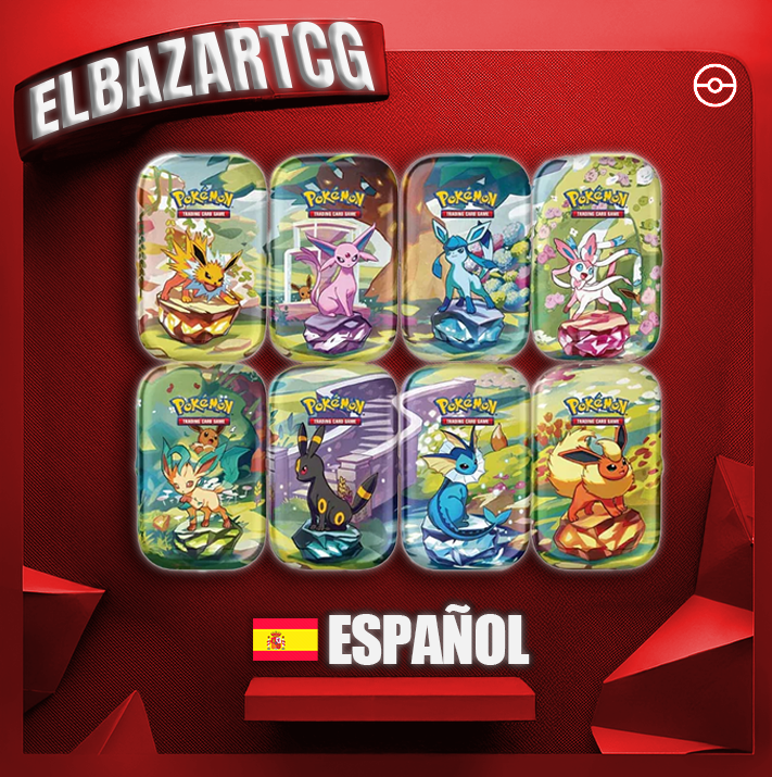 Mini Tin Evoluciones Prismáticas (Modelo aleatorio)