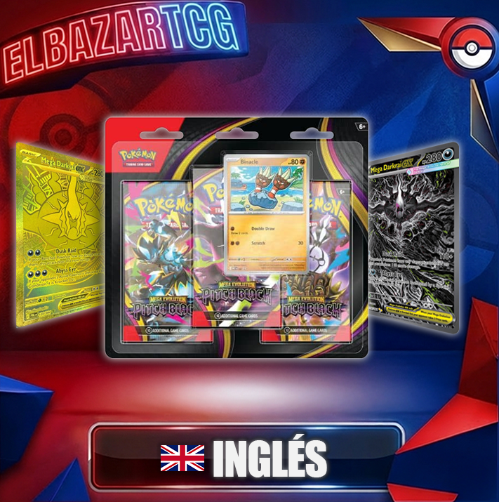 (RESERVA) Blister de 3 Pitch Black (ENG)