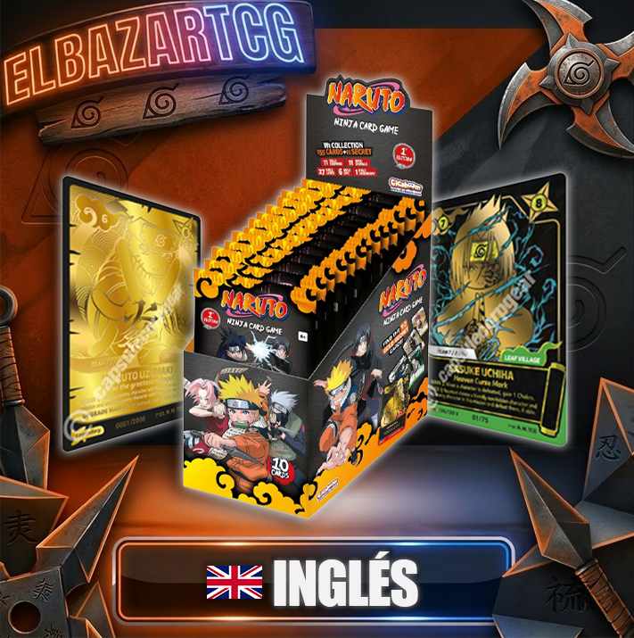 (MAX 12 POR PERSONA Y APERTURA EN DIRECTO) Naruto Tcg - Konoha Shido First Edition