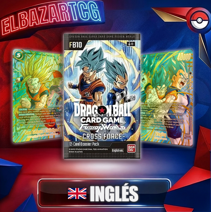 SI COMPRASTE UNO NO SE PUEDE HOY(1 MAX POR PERSONA Y APERTURA EN DIRECTO)Booster Box FB10 - Cross Force (ENG)